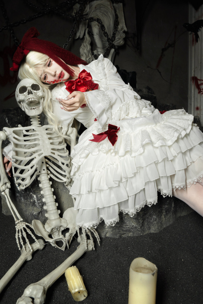 Moon River Gothic Skirt + Cape + Top + Bow