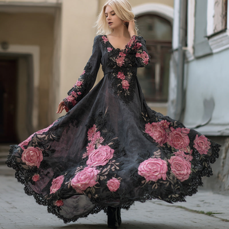 Finely Styled Dress with a Classic Vintage Look