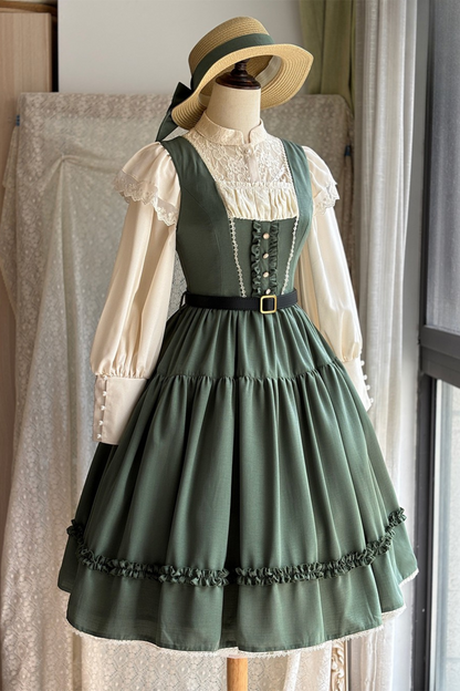 Sketch Wild Rose Lolita Jumper Skirt