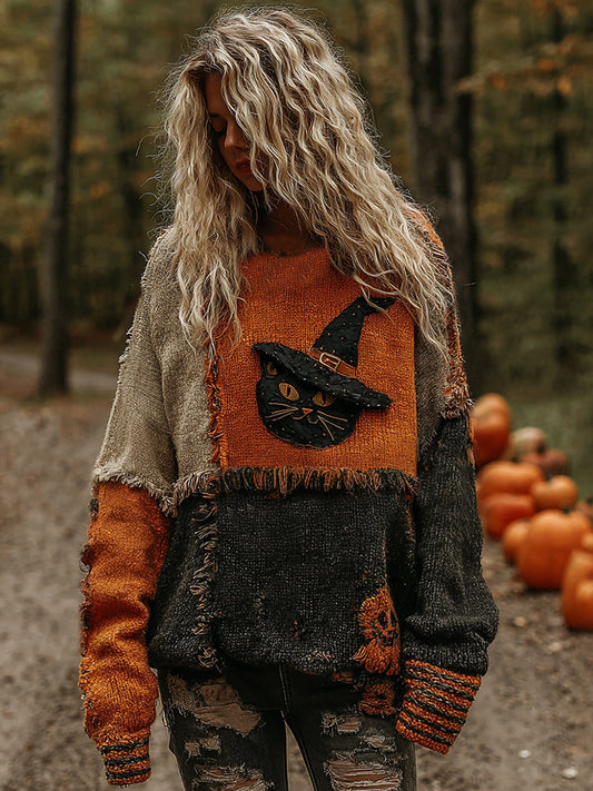 Vintage Inspired Sweater with a Contemporary Edge