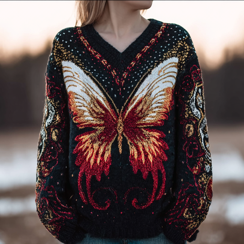 Casually Elegant Sweater with a Refined Edge