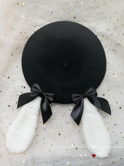 Rabbit Ears Bow Beret