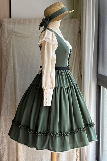 Sketch Wild Rose Lolita Jumper Skirt