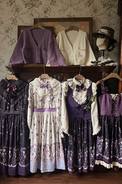 Winery Retro Bear Lolita Dress