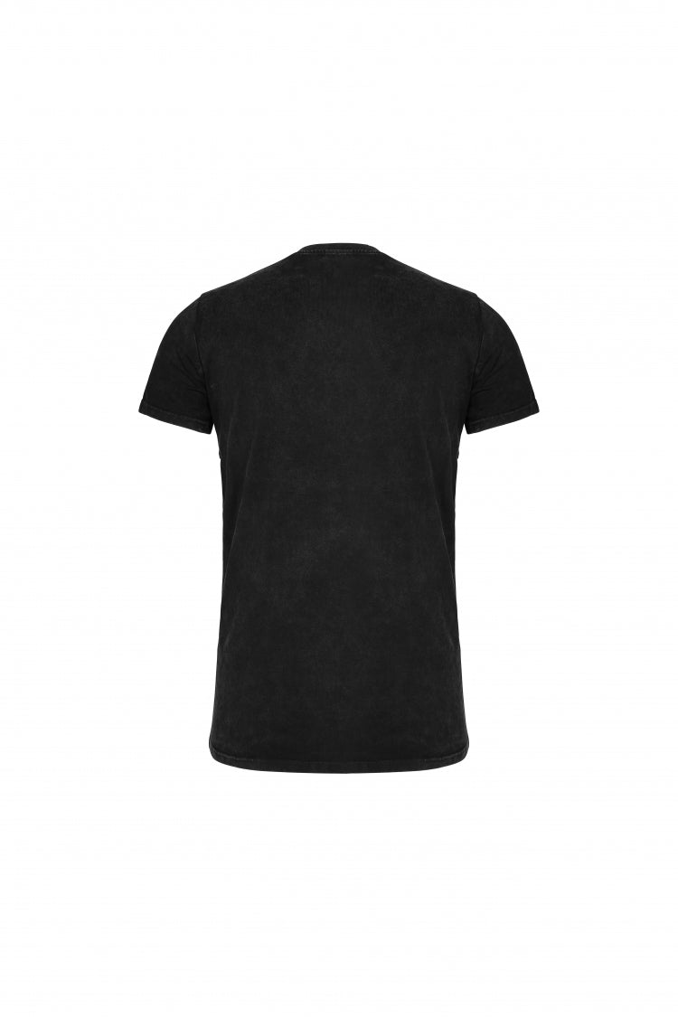 Black Lace-up Zipper Punk Blouse With Straps