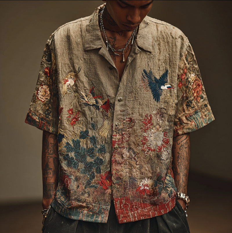 Subtly Elegant Shirt with a Refined Vintage Look