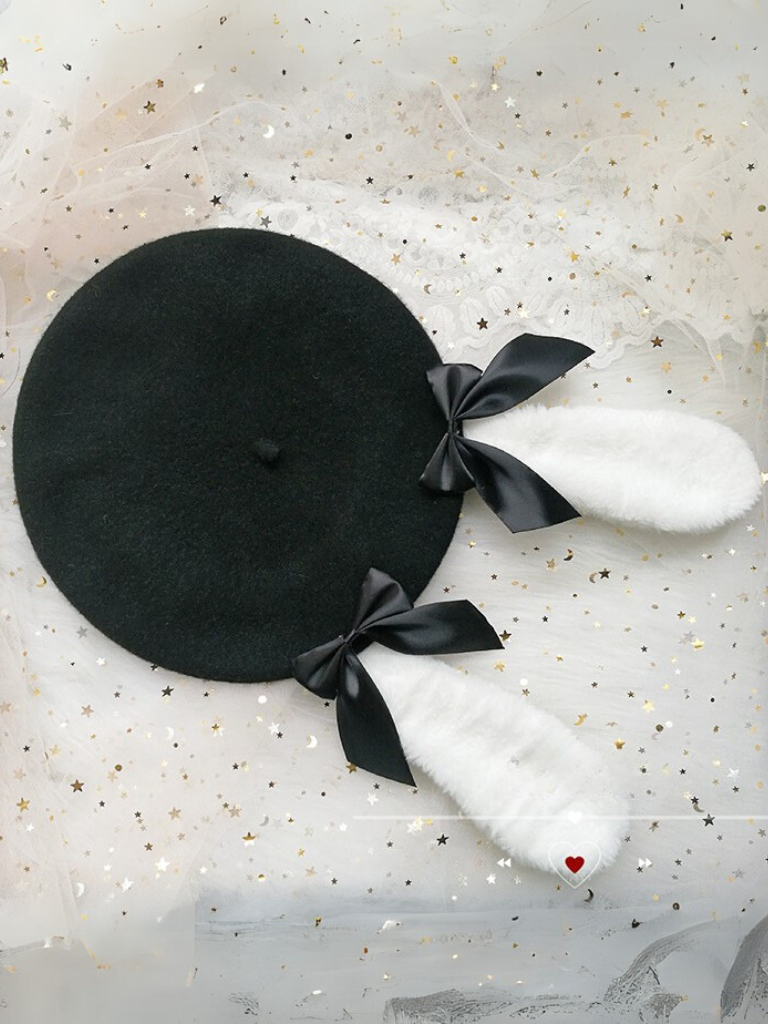 Rabbit Ears Bow Beret