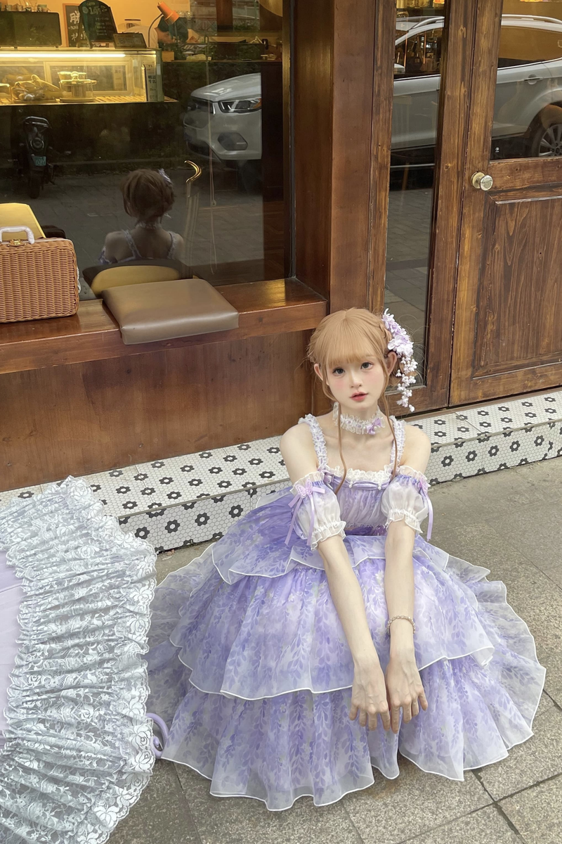 [pre-order] Ballet Style Dress + Hat + Headband + Ribbon Tail