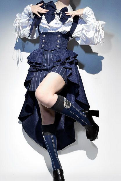 Rabbit Theater Sapphire Blue Prince Bunny Ear Outfit Set + Accessories