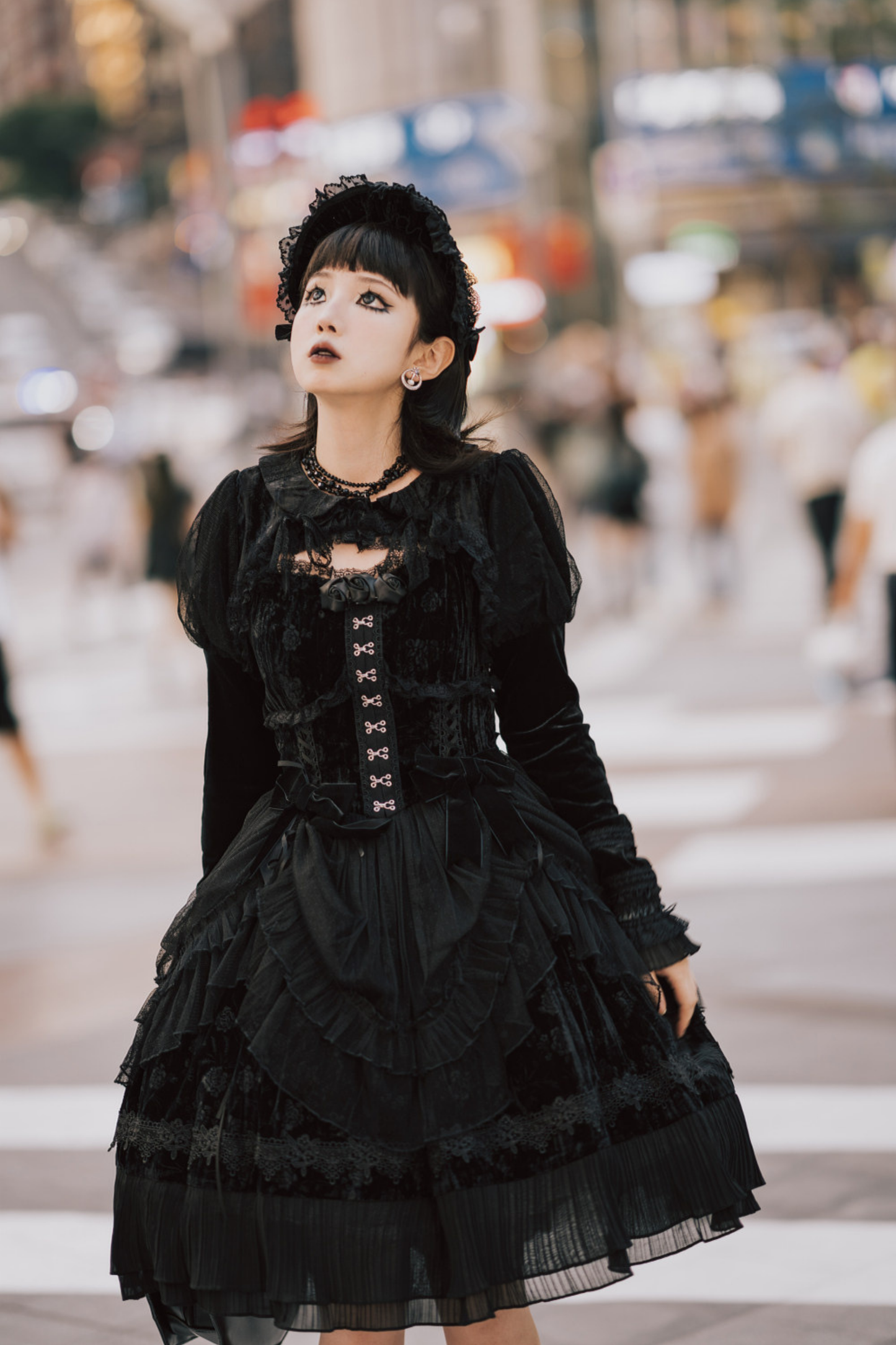 Gothic Doll Lolita Dress + Short Jacket