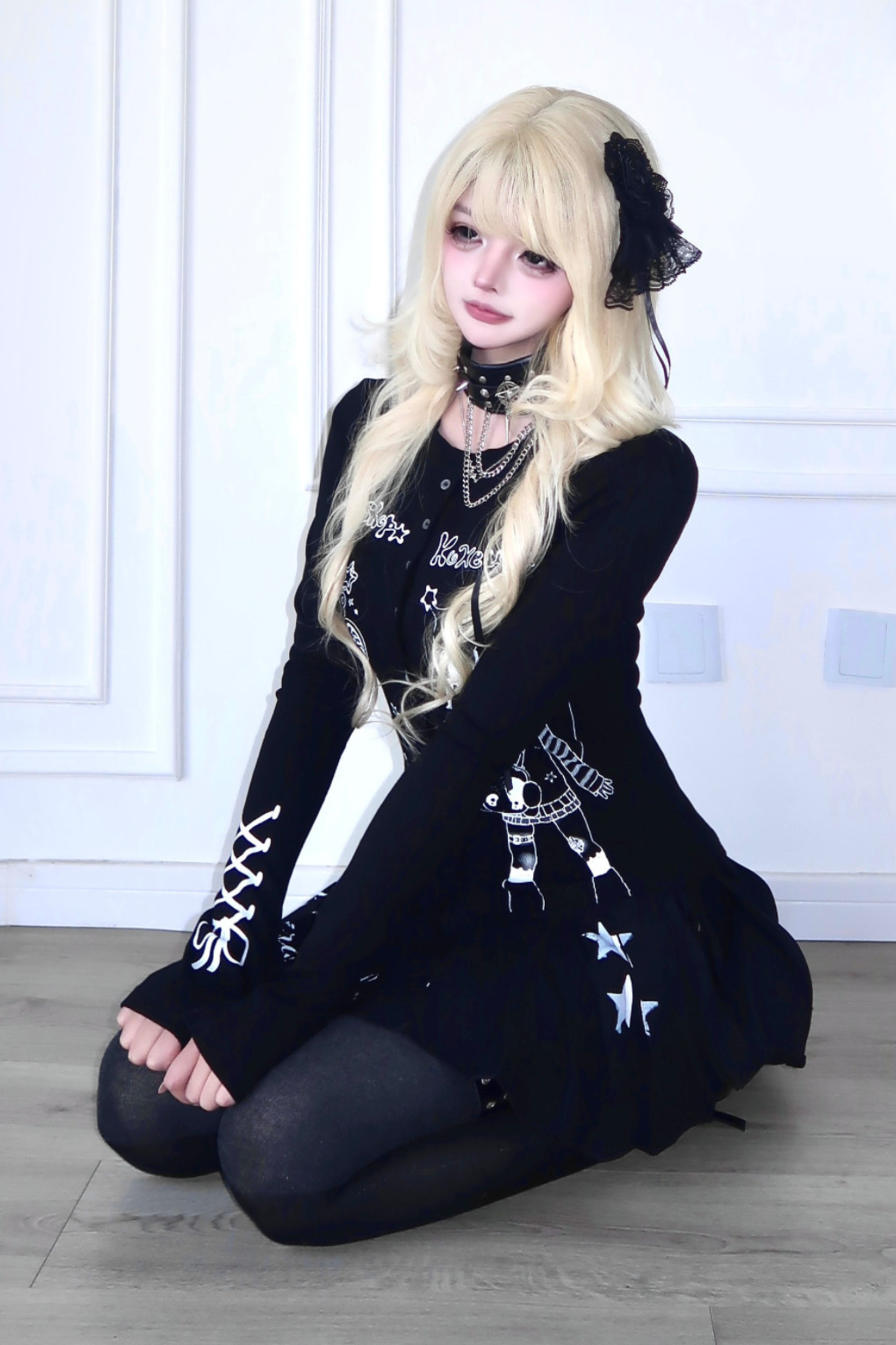 Gothic Girl Slim Slimming Top