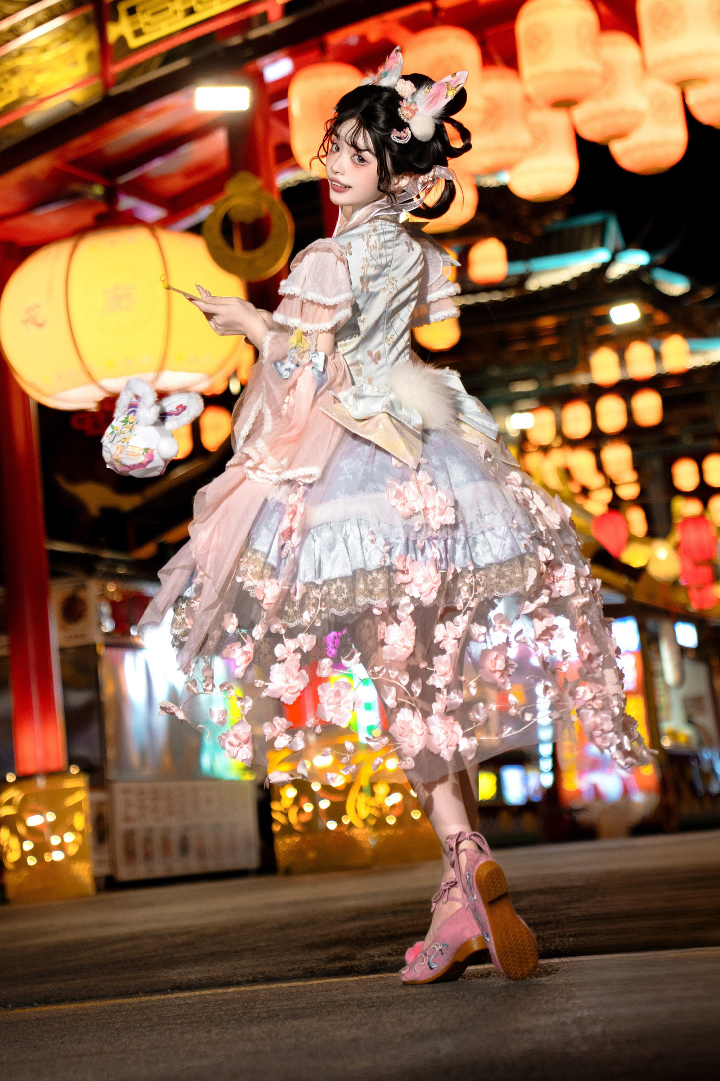 Jade Rabbit Lolita Dress + Headband