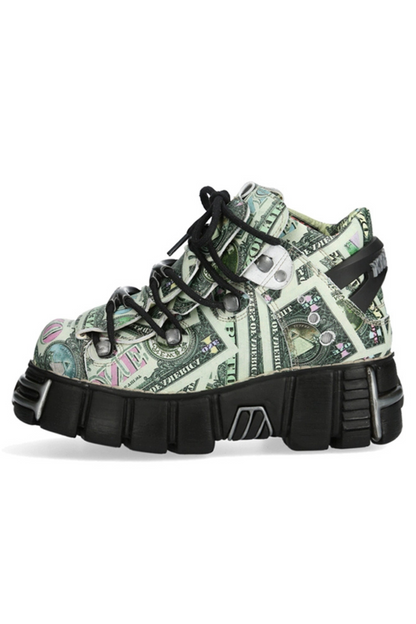 Y2k Subculture Platform American Comic Shoes