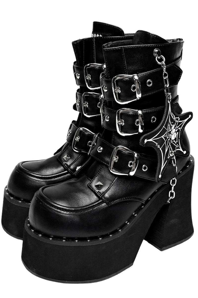 Punk Dark Y2k Boots