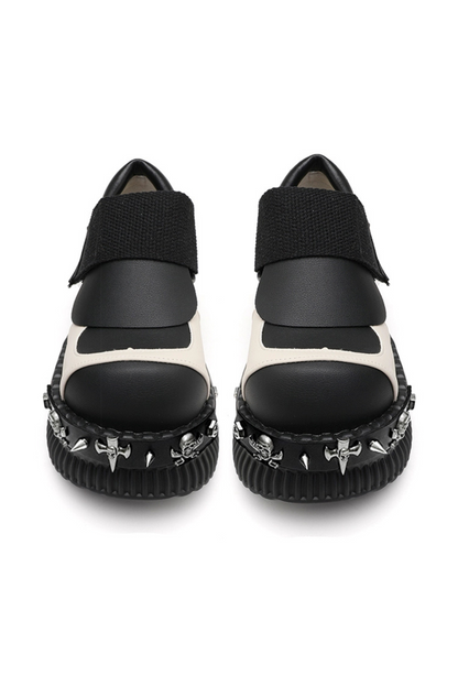 Metal Dark Platform Shoes
