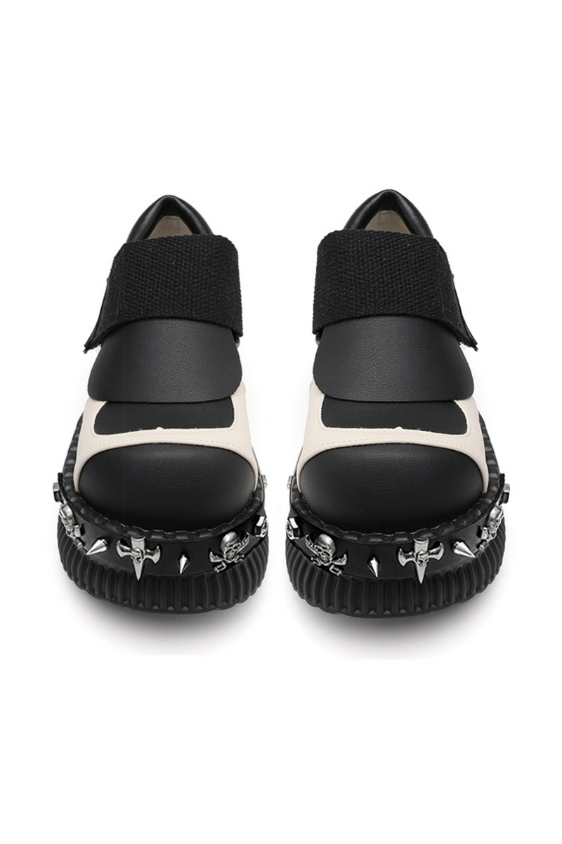 Metal Dark Platform Shoes