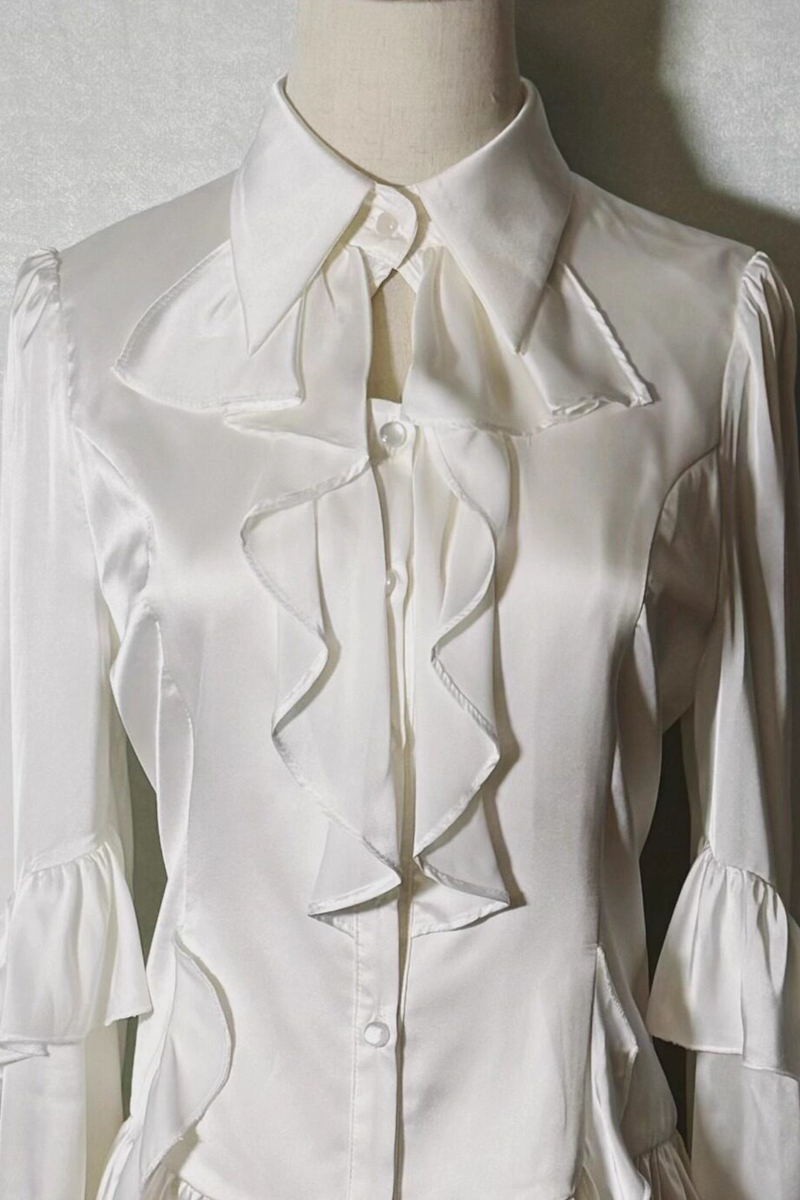 Trailing Shawl Prince Outfit Gothic Top