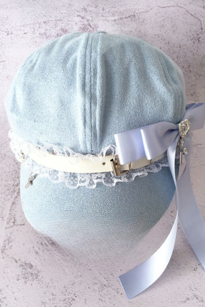 Rhinestone Ribbon Hat + Headband