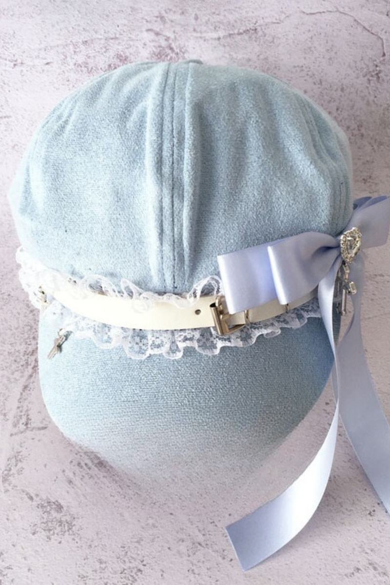 Rhinestone Ribbon Hat + Headband