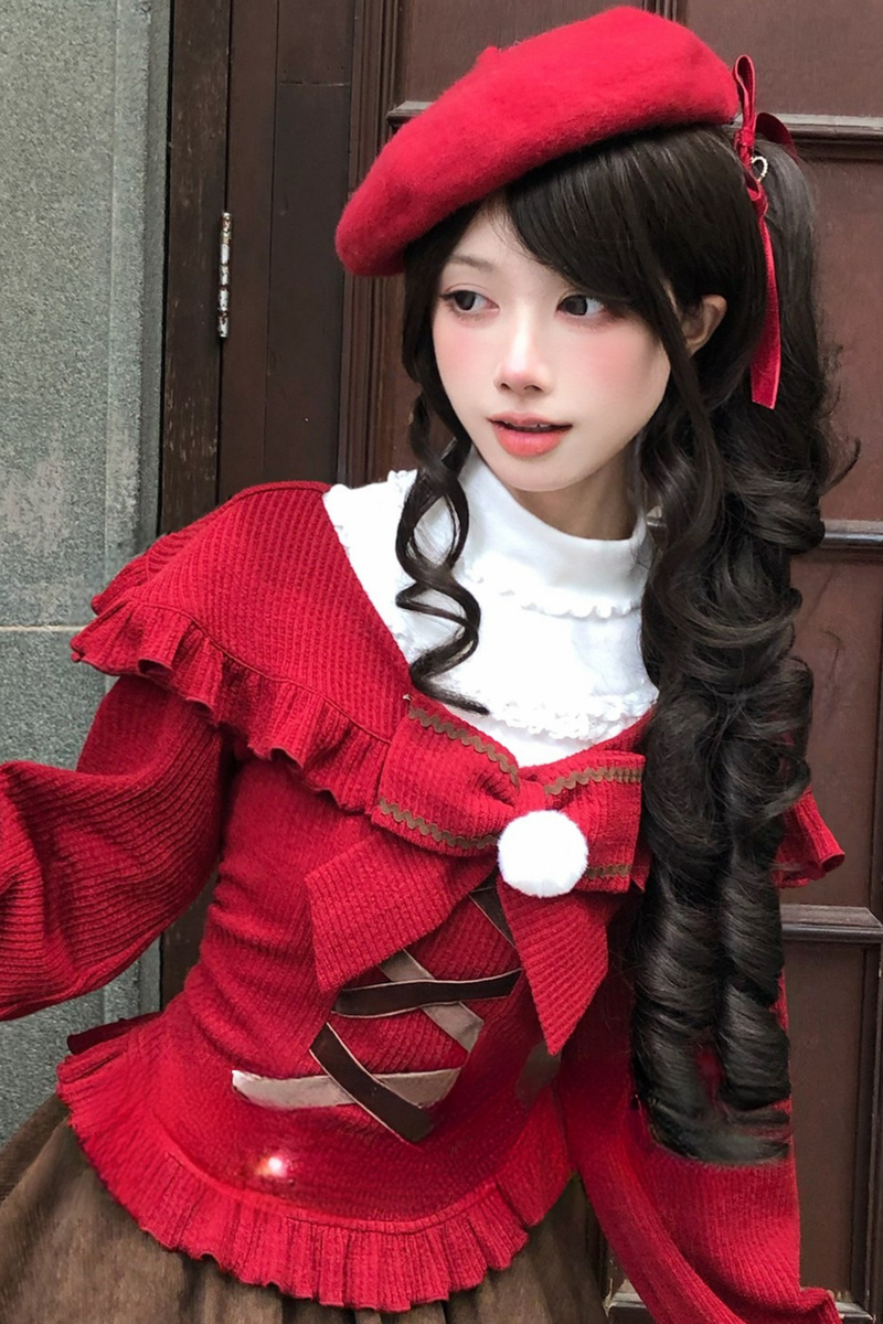 Christmas Girly Knit + Innerwear + Skirt