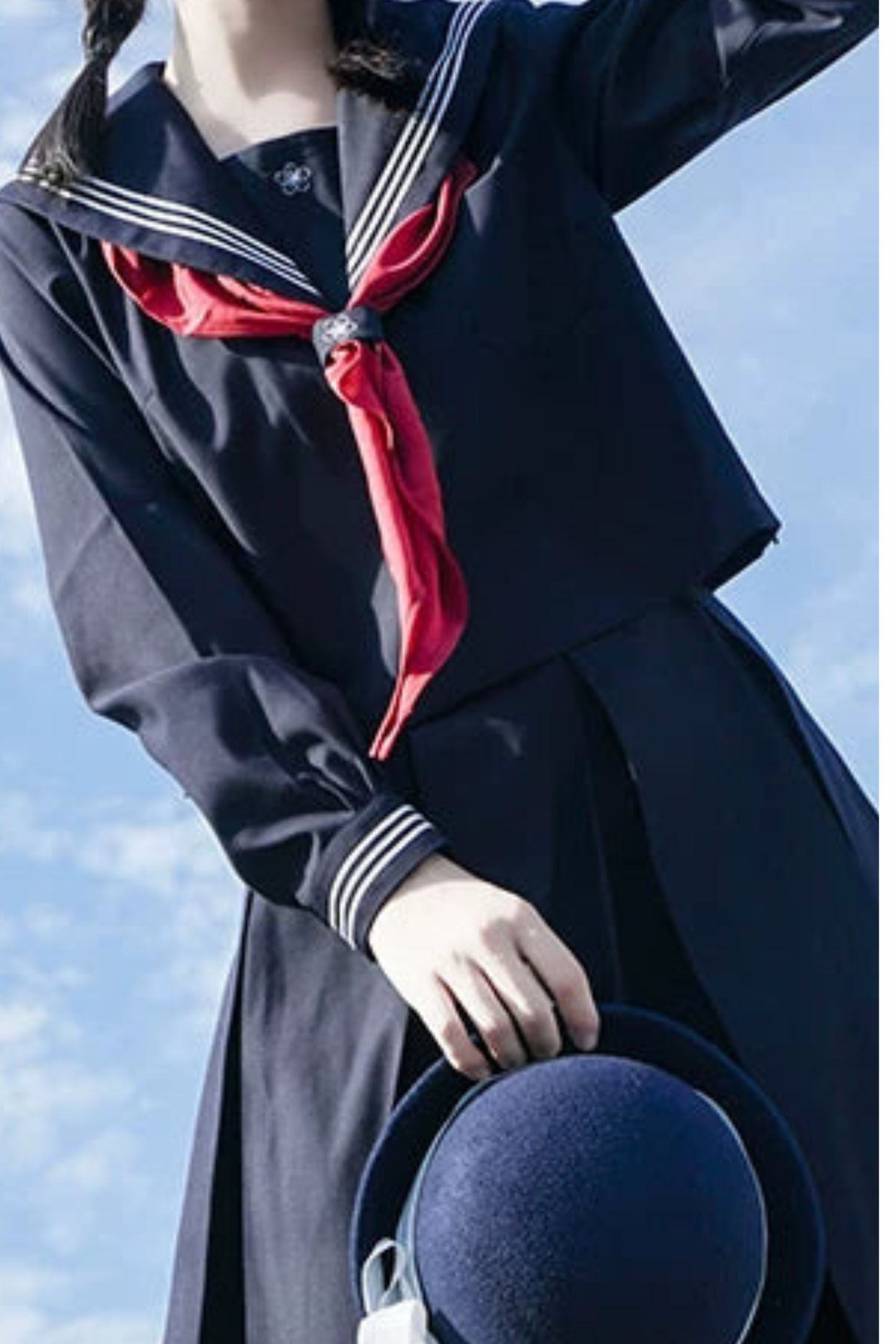 Sailor Top + Pleated Skirt
