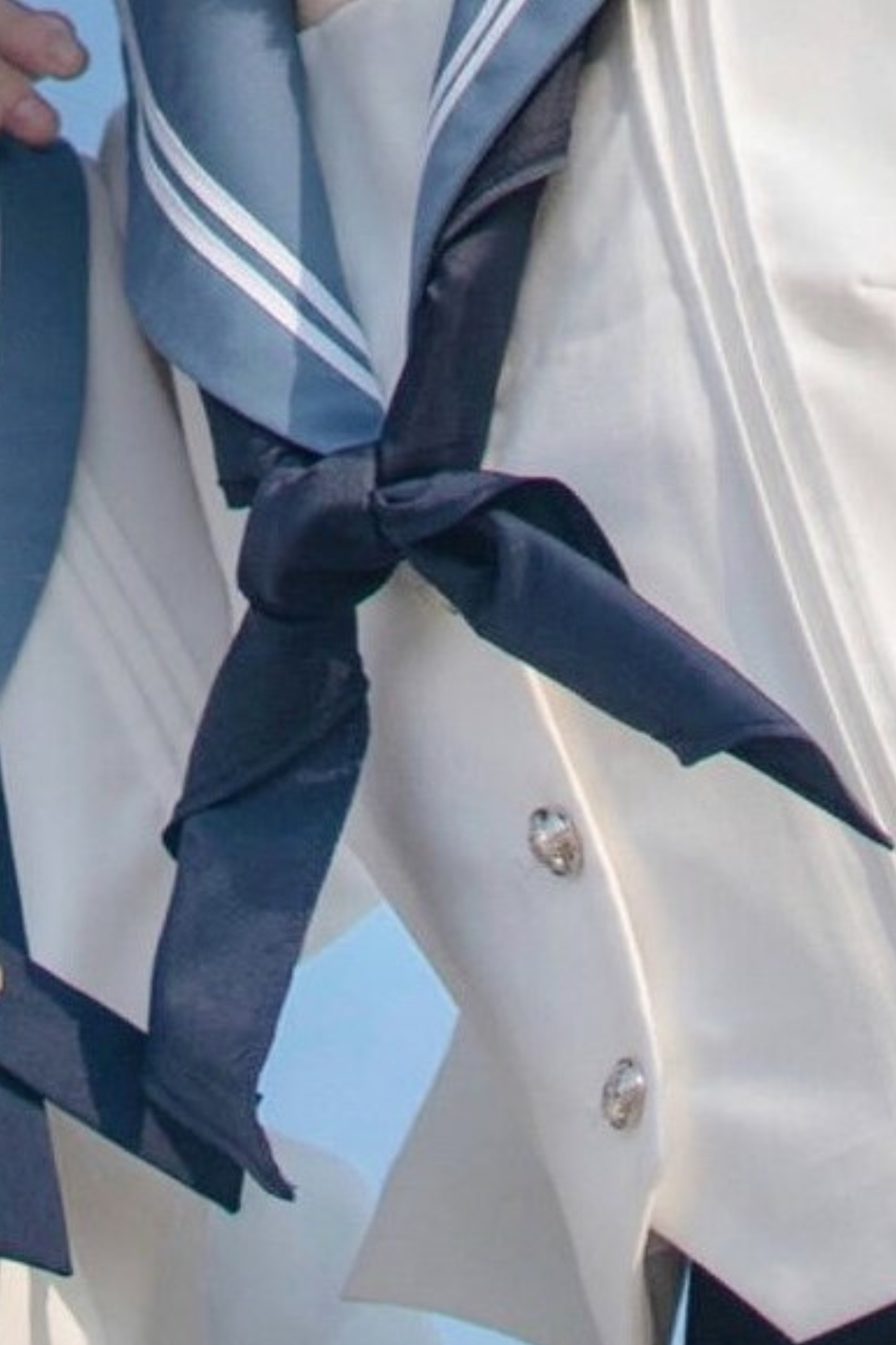 Retro College Sailor Shirt + Ribbon + Skirt