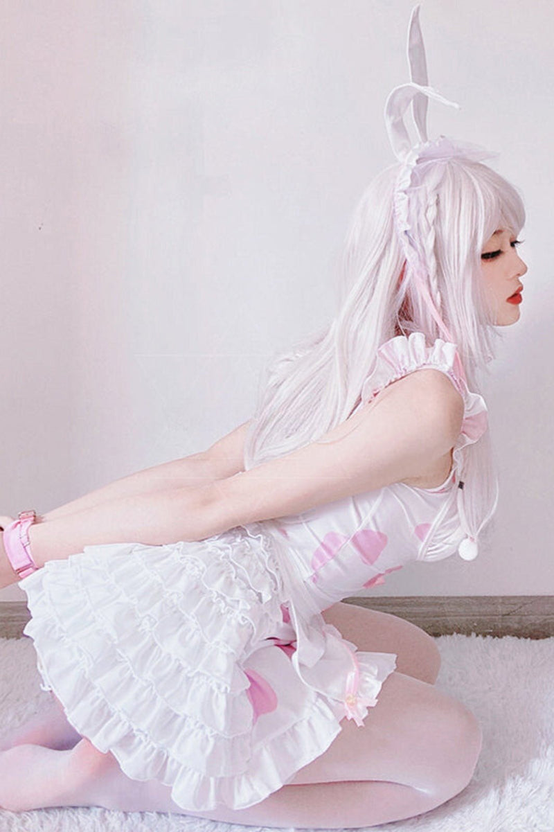 Pink Cat Maid Dance Dress