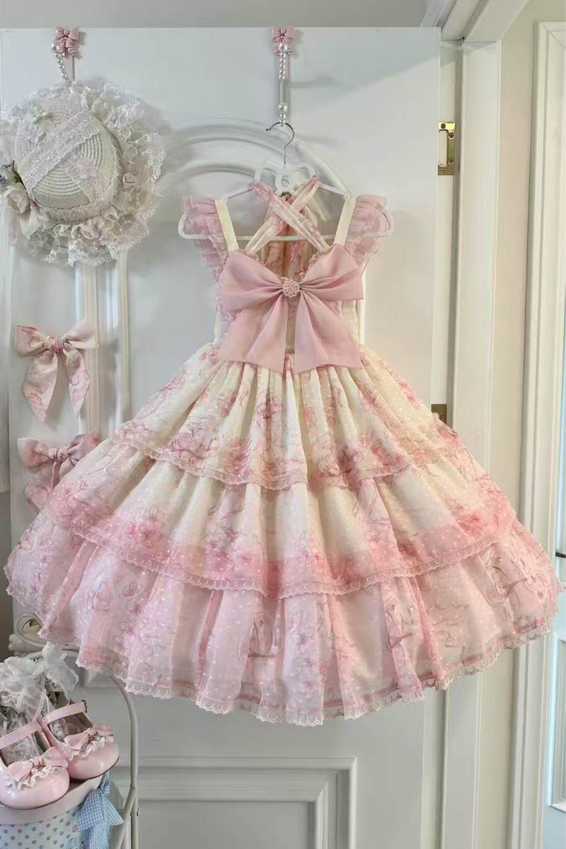 Sweet Jellyfish Sleeveless Lolita Dress