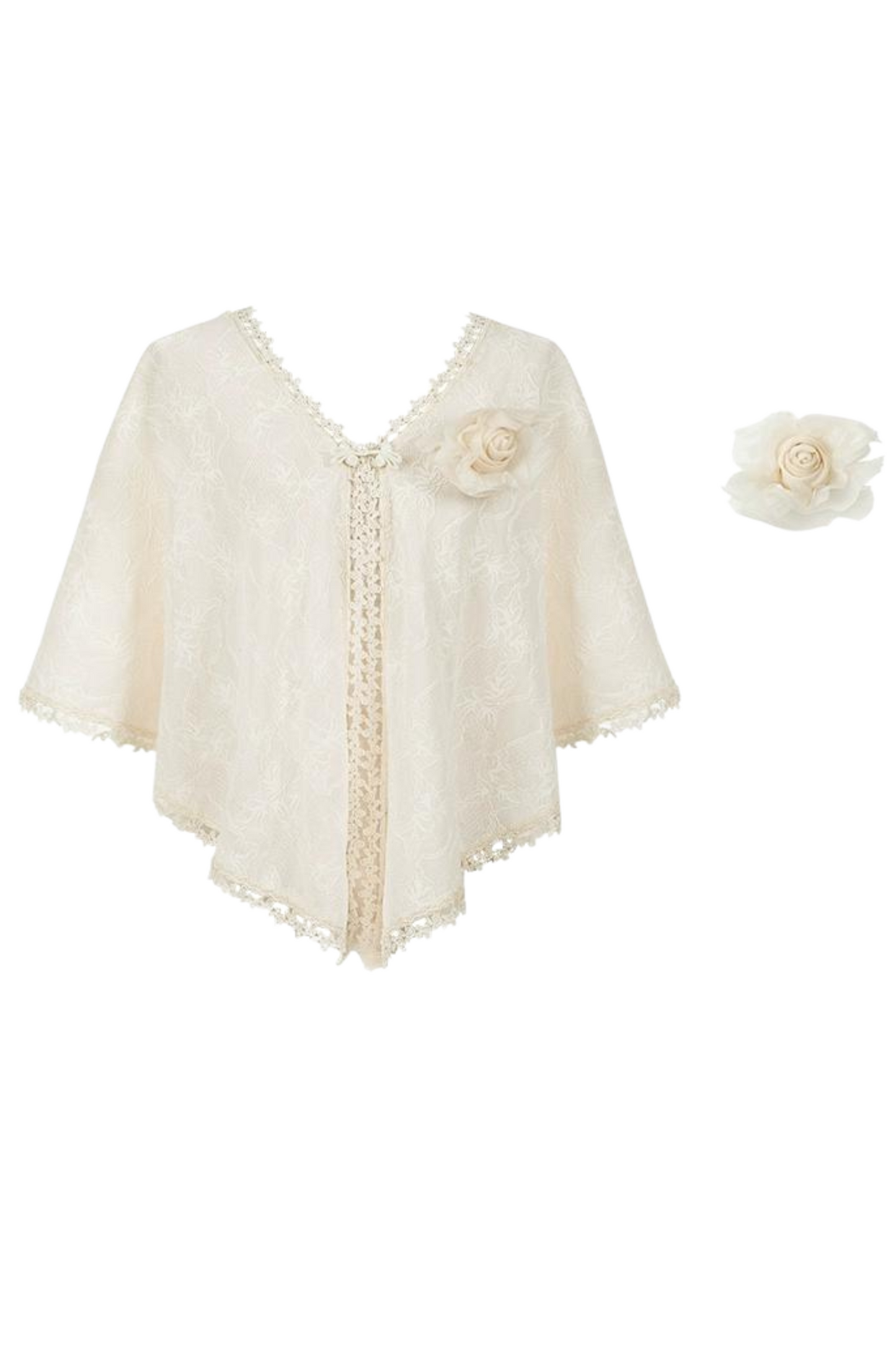 Retro Chinese-style Dress + Sleeves + Shawl + Accessories + Hairpin