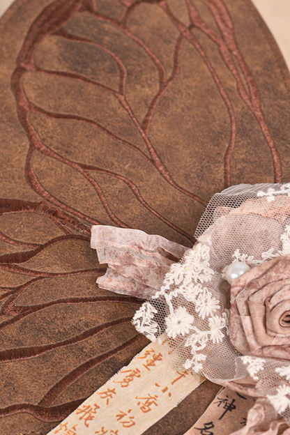 Retro Brown Butterfly One Shoulder Bag