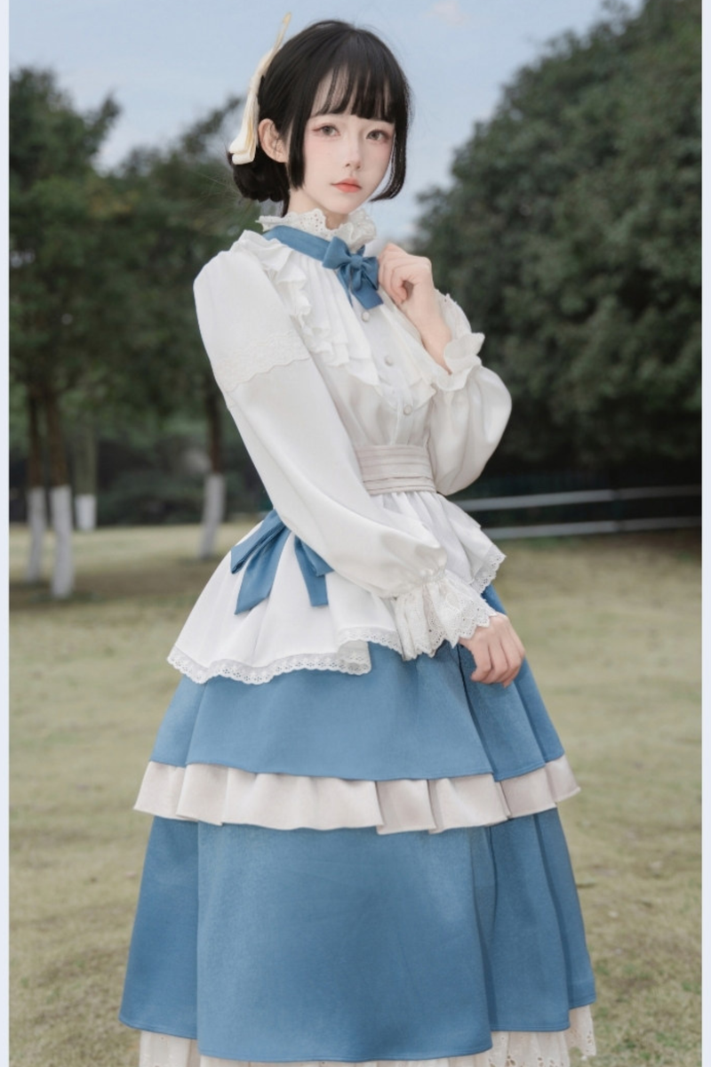 Retro Shirt + Half Skirt