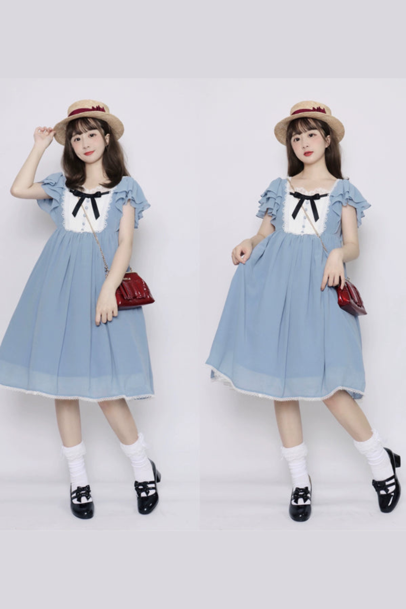 Retro Memory Flare Lolita Dress