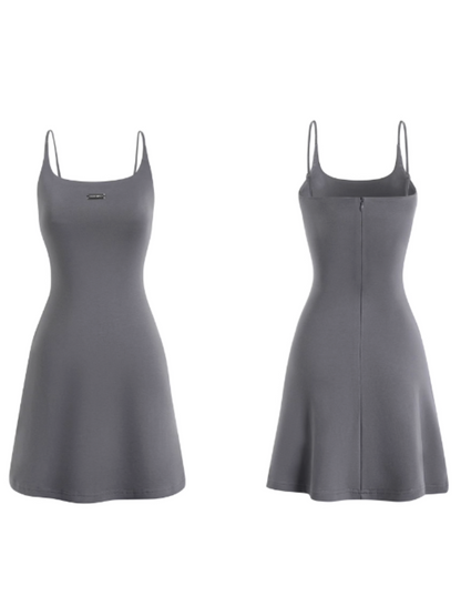 Knit Sling A-line Dress