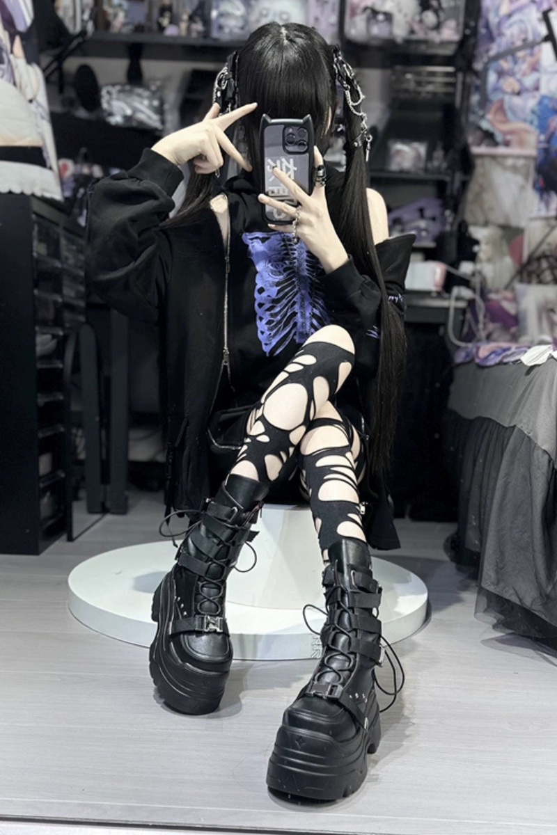 Cyber Academy Subculture Platform Boots