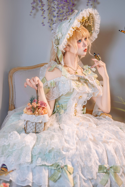 Forest Illusion Bridal Lolita Dress