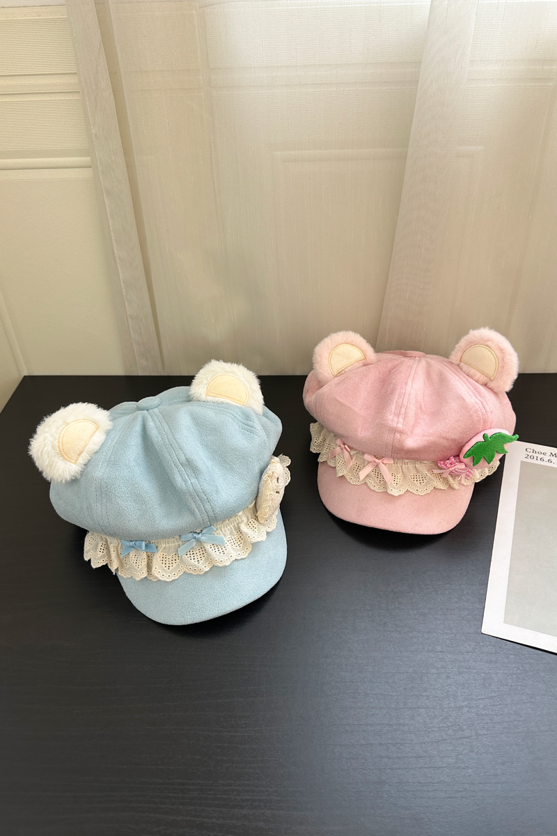 Strawberry Bear Hat