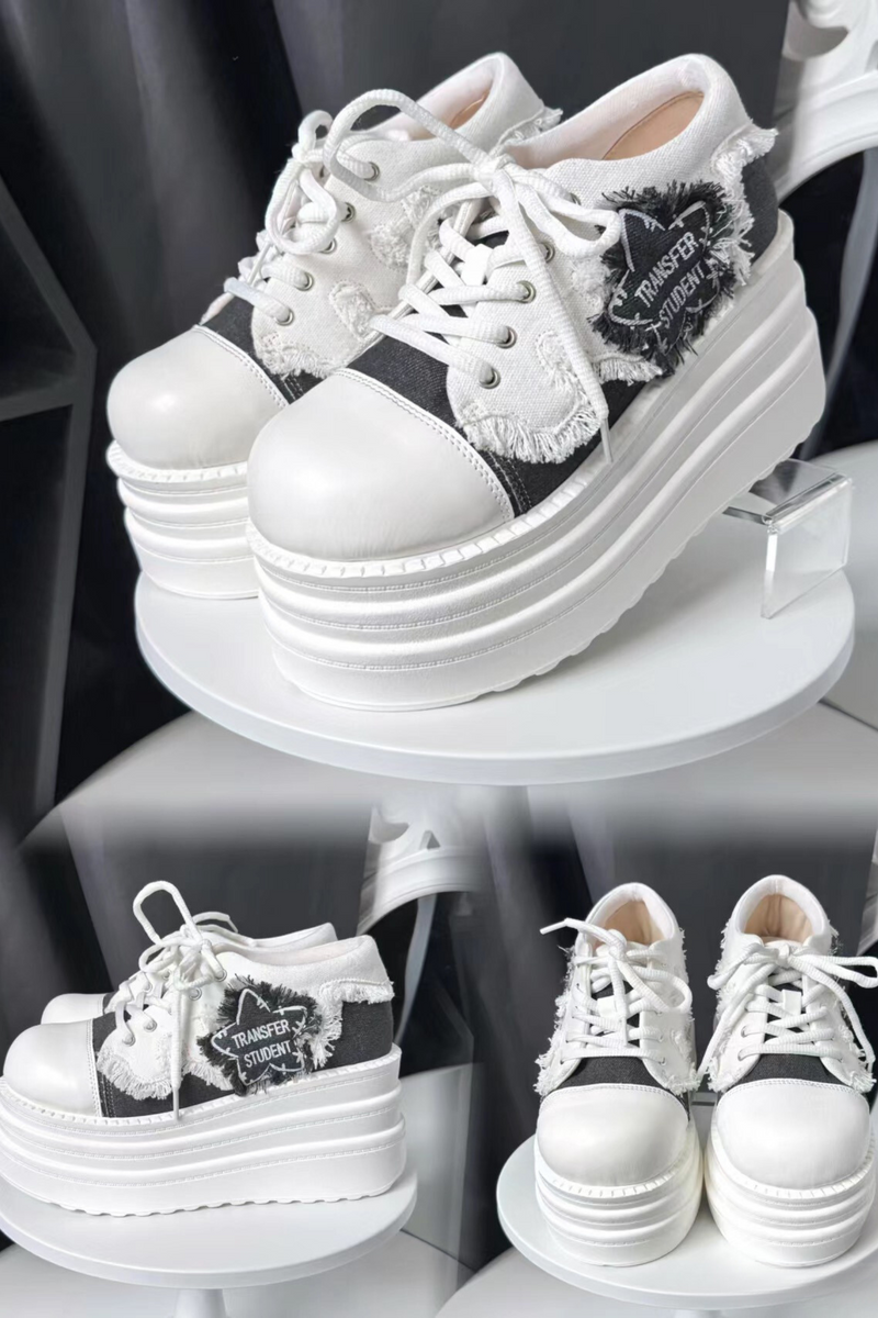 Rockstar Denim Platform Shoes