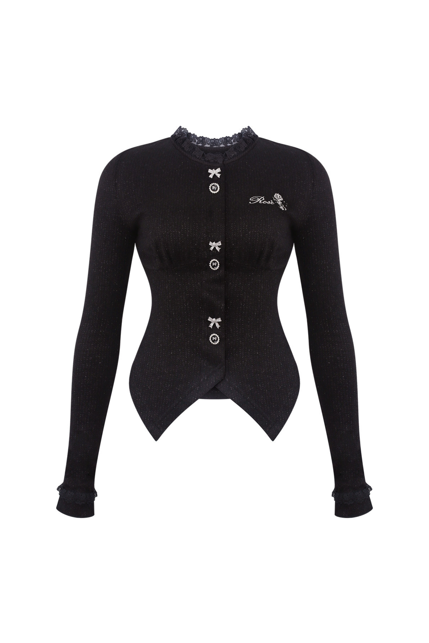 Dark Slim Top + Shawl + Skirt