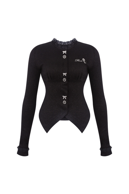 Dark Slim Top + Shawl + Skirt