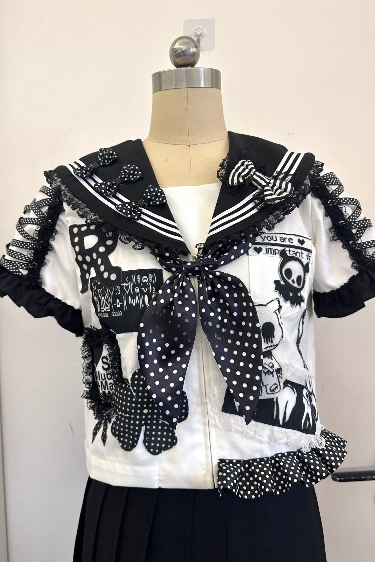 Campus Sailor Punk Top + Skirt