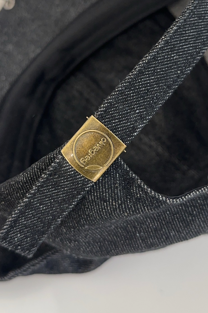 Dark Graffiti Denim Baseball Cap