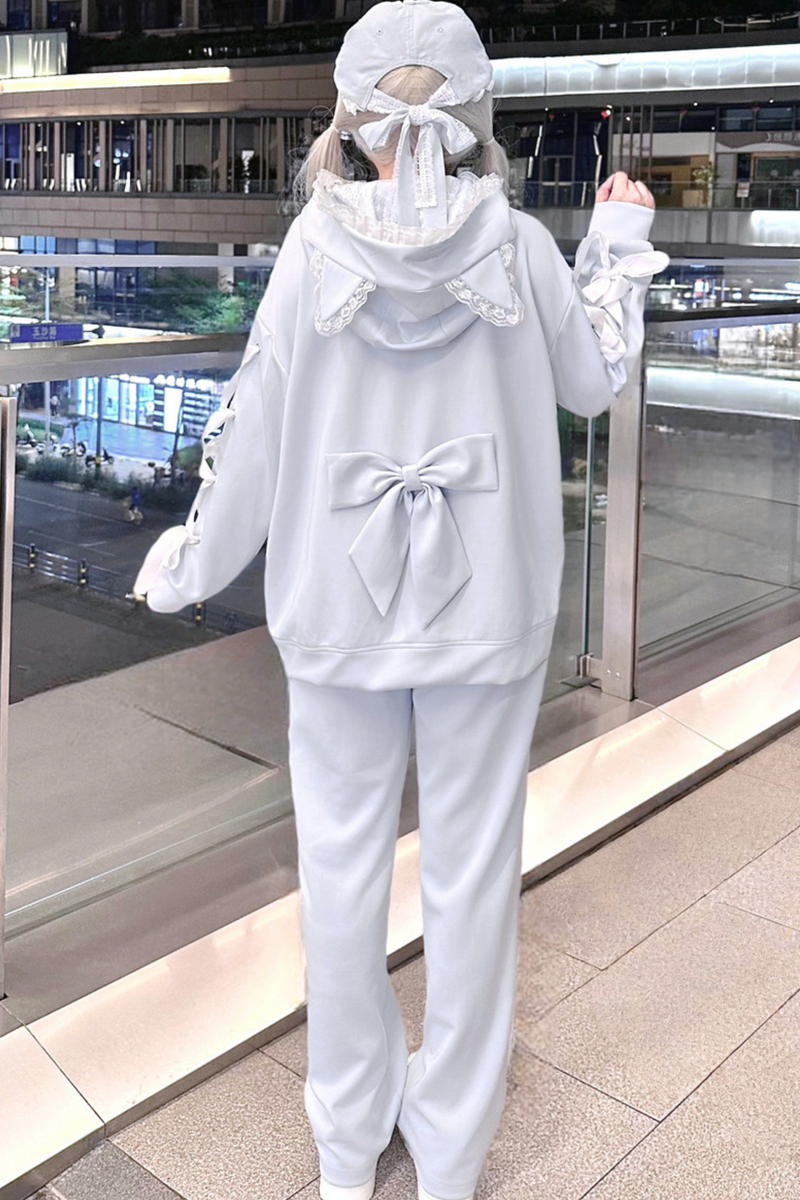 Subculture Cat Ear Hooded Jacket + Pants + Hat