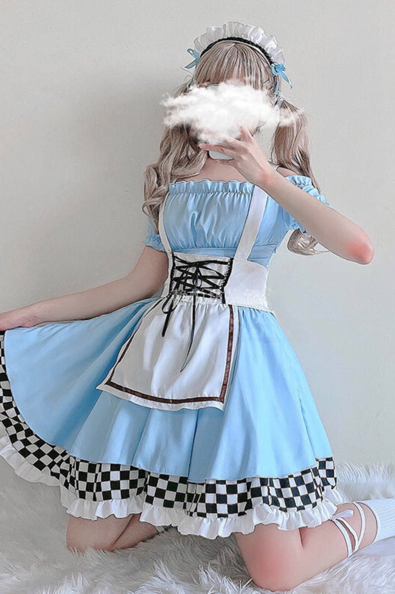 Ageless Plaid Lolita Dress
