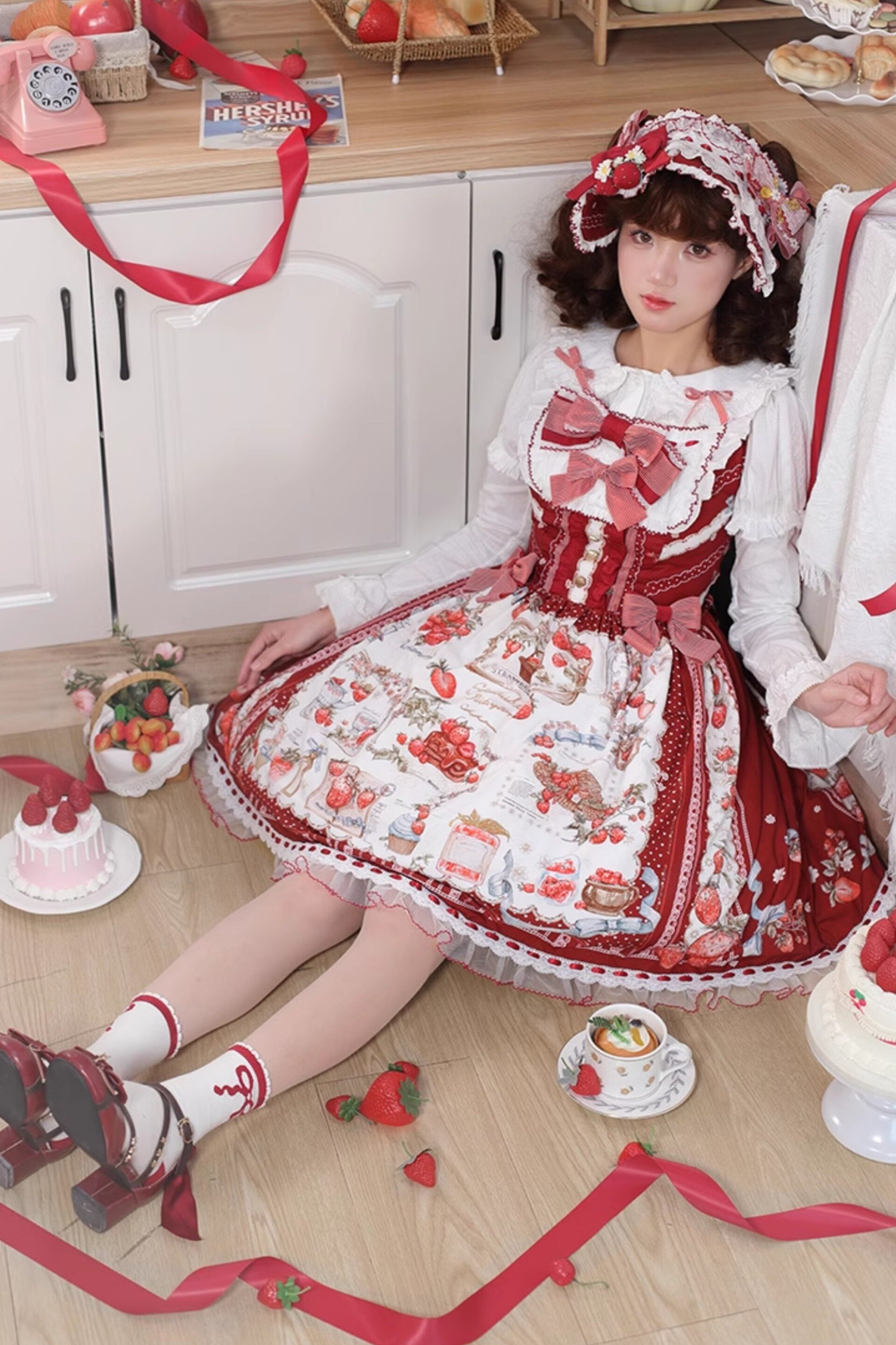 Strawberry Manor Lolita Suspender Dress