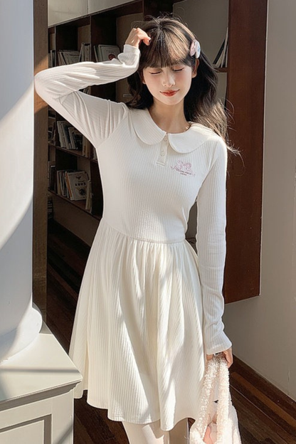 Milk Doll Color French Knit Dress