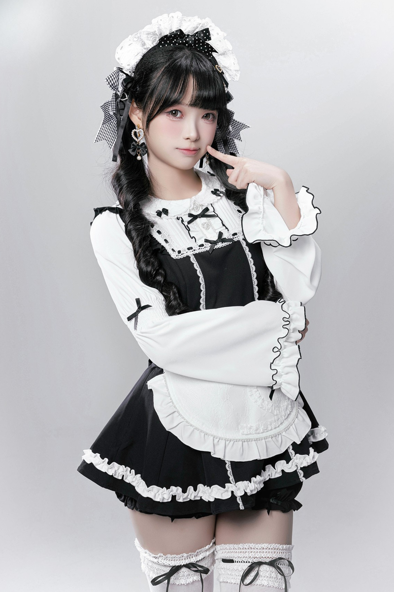 Sweet Maid Top + Shorts + Apron