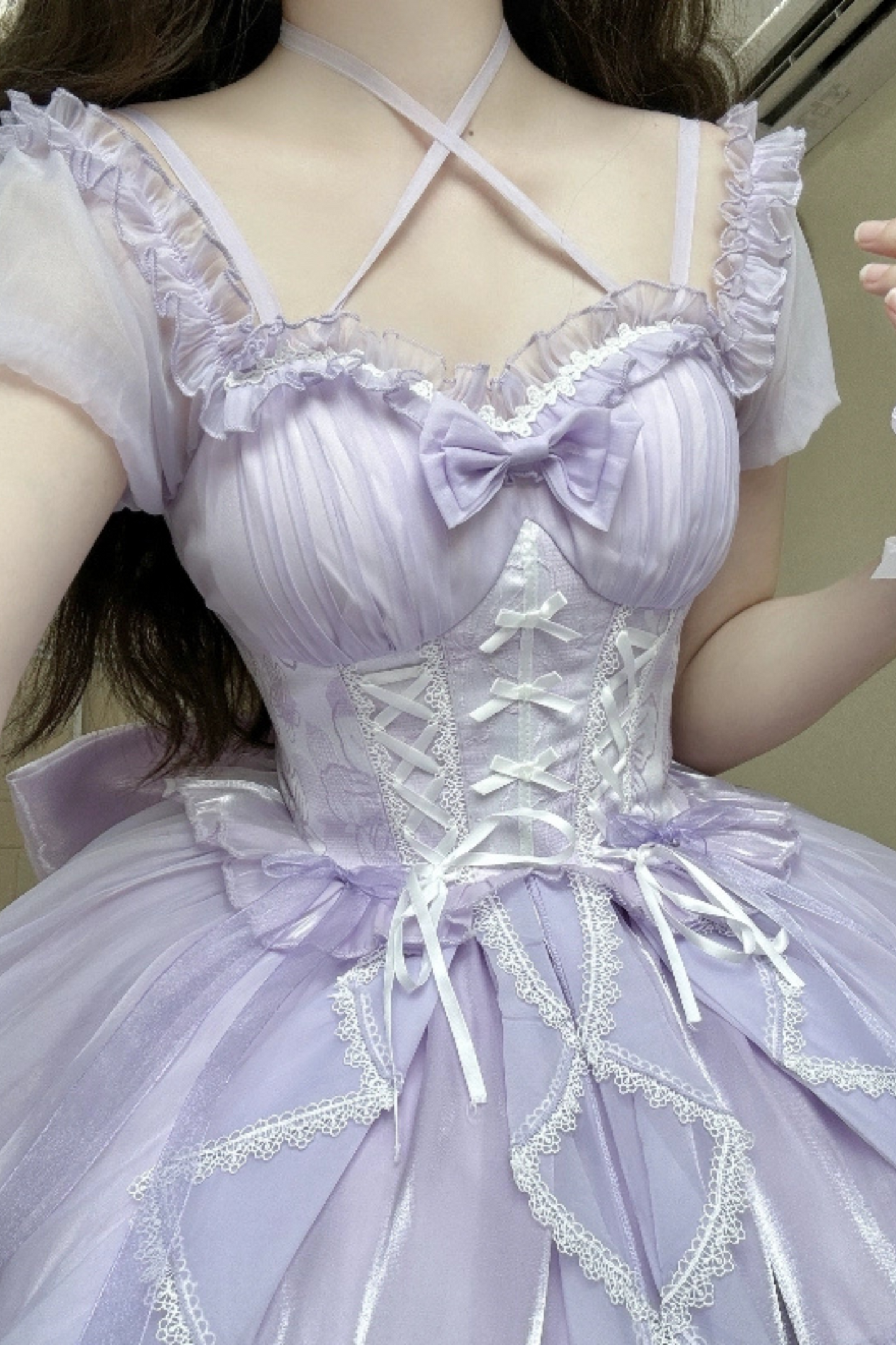 Fantasy Lace Up Design Princess Lolita Dress