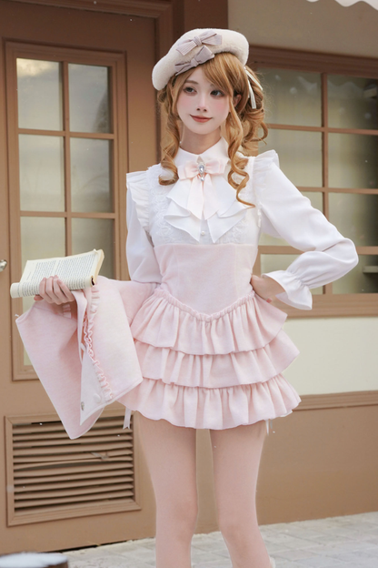 Girly Dress + Cape