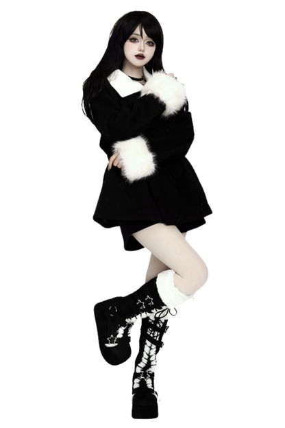 Subculture Fur Star Long Boots