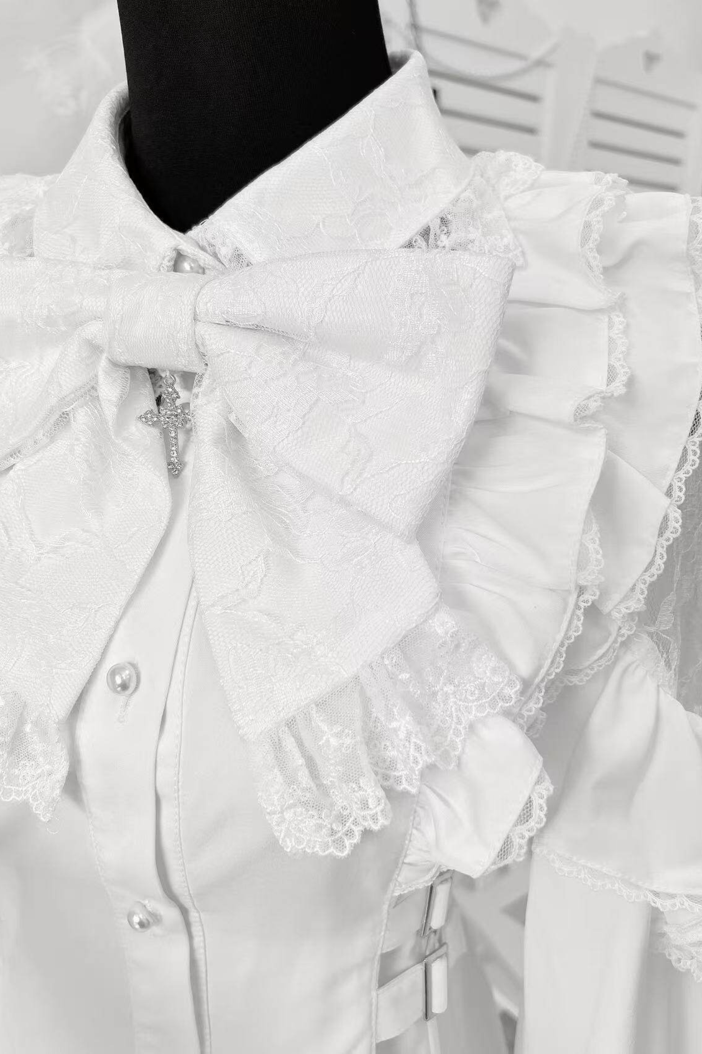 Lace Off Shoulder Design Dress + Shorts